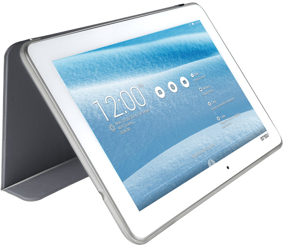 - Carcasa para tablet de silicona TPU kwmobile Funda compatible con Asus ZenPad 3S 10 Cover en transparente mate Z500KL